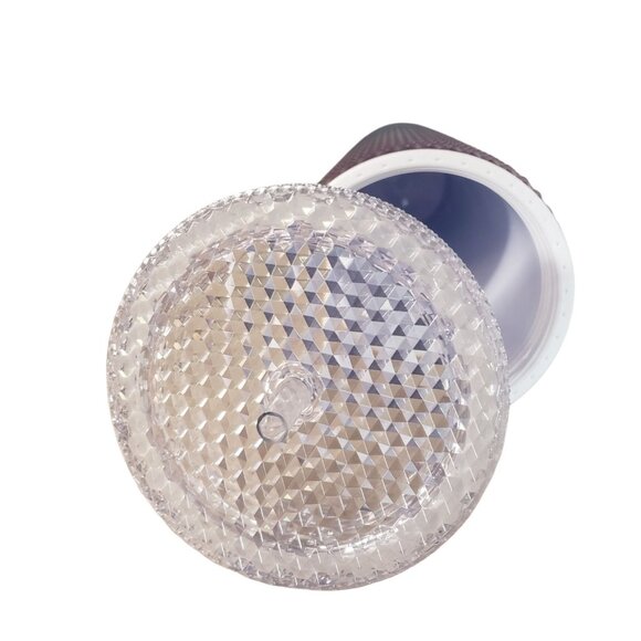 Starbucks Faceted Crystal Rainbow Tumbler 24oz Summer 2020 w/ Lid and Straw - Picture 5 of 8